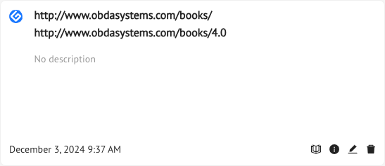 Ontology Version Card