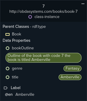 VKG Instance Details