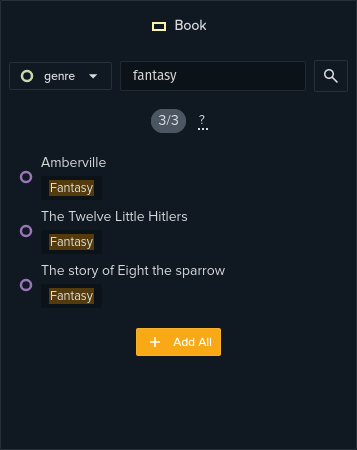 Search by data property